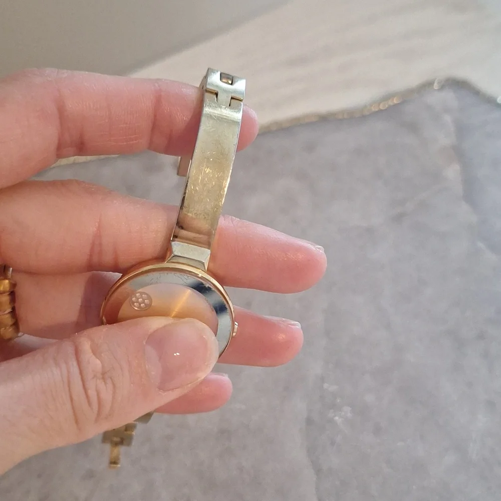 Movado Gold and Pink Women's Watch - Picture 4 of 7
